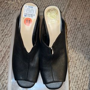 Beautiful Vince Canute mule with heel Size 11